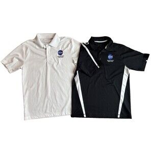 Authentic NASA Marshall Space Flight Center Men's Polo Shirt Lot 2 Small